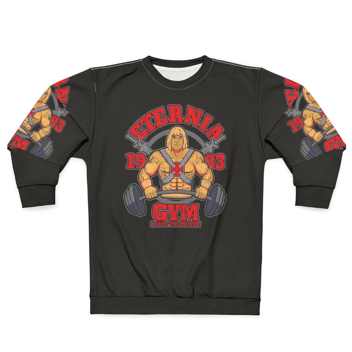 He-Man Masters of the Universe Retro 80s Sweatshirt