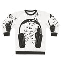 Trombone sweatshirt with headphone design