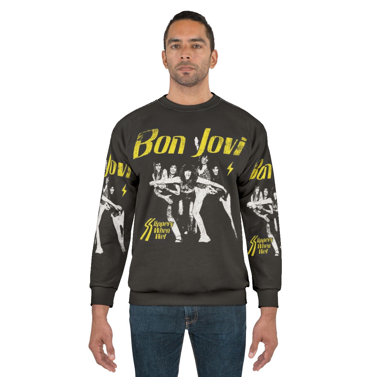 Bon Jovi "Heart Dagger Forever" Slippery When Wet Sweatshirt