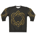 Heart Sweatshirt with Vintage Celtic Knot Music & Folk Lovers Design