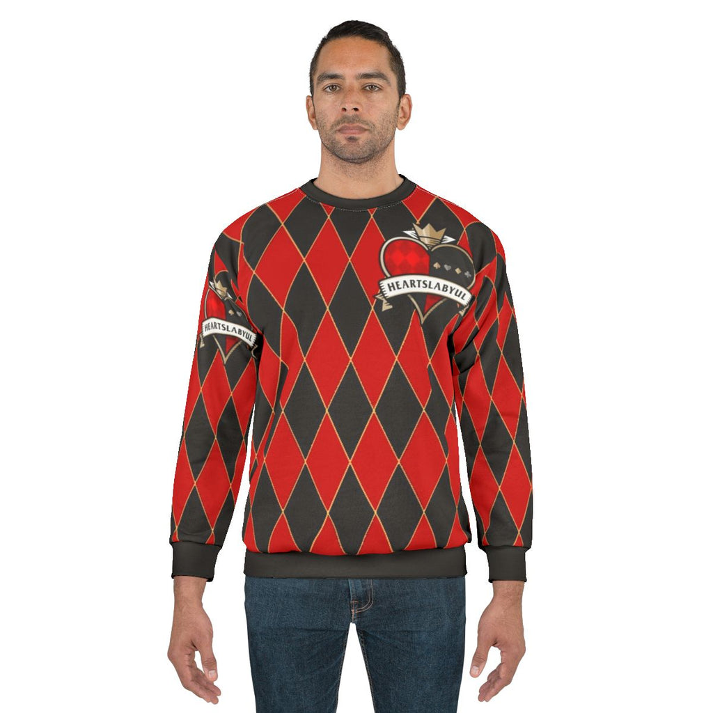 Heartslabyul Sweatshirt with Twisted Wonderland Characters