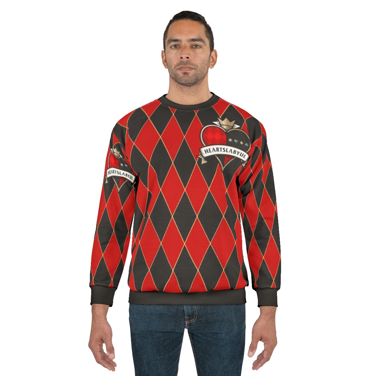 Heartslabyul Sweatshirt with Twisted Wonderland Characters