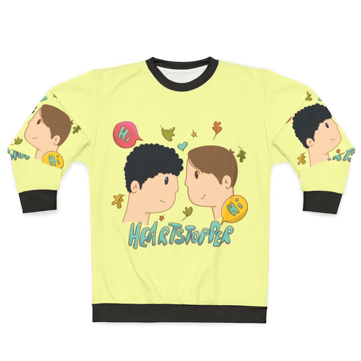 Heartstopper Nick and Charlie Leaves Sweatshirt