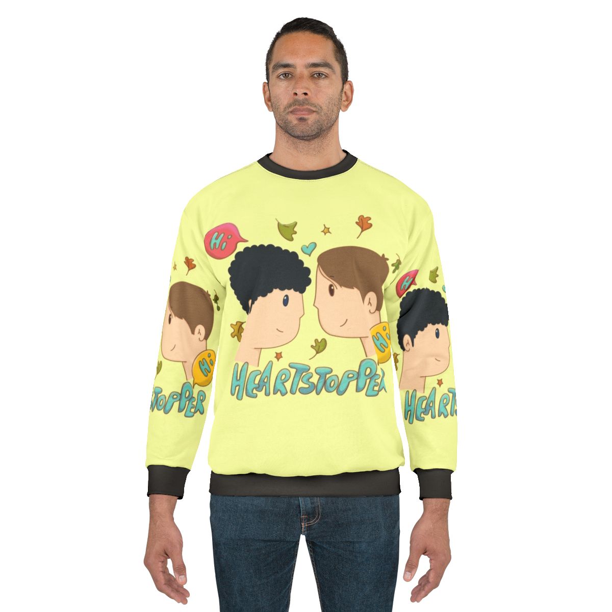 Heartstopper Nick and Charlie Leaves Sweatshirt