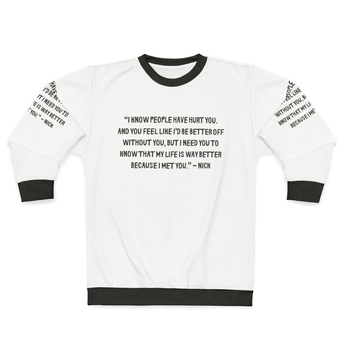 Heartstopper Gang Sweatshirt - Minimal Design Featuring Characters from the Osemanverse