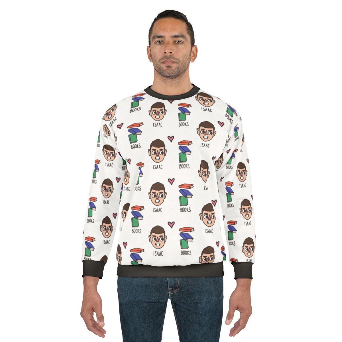 Heartstopper Isaac Henderson Books Sweatshirt