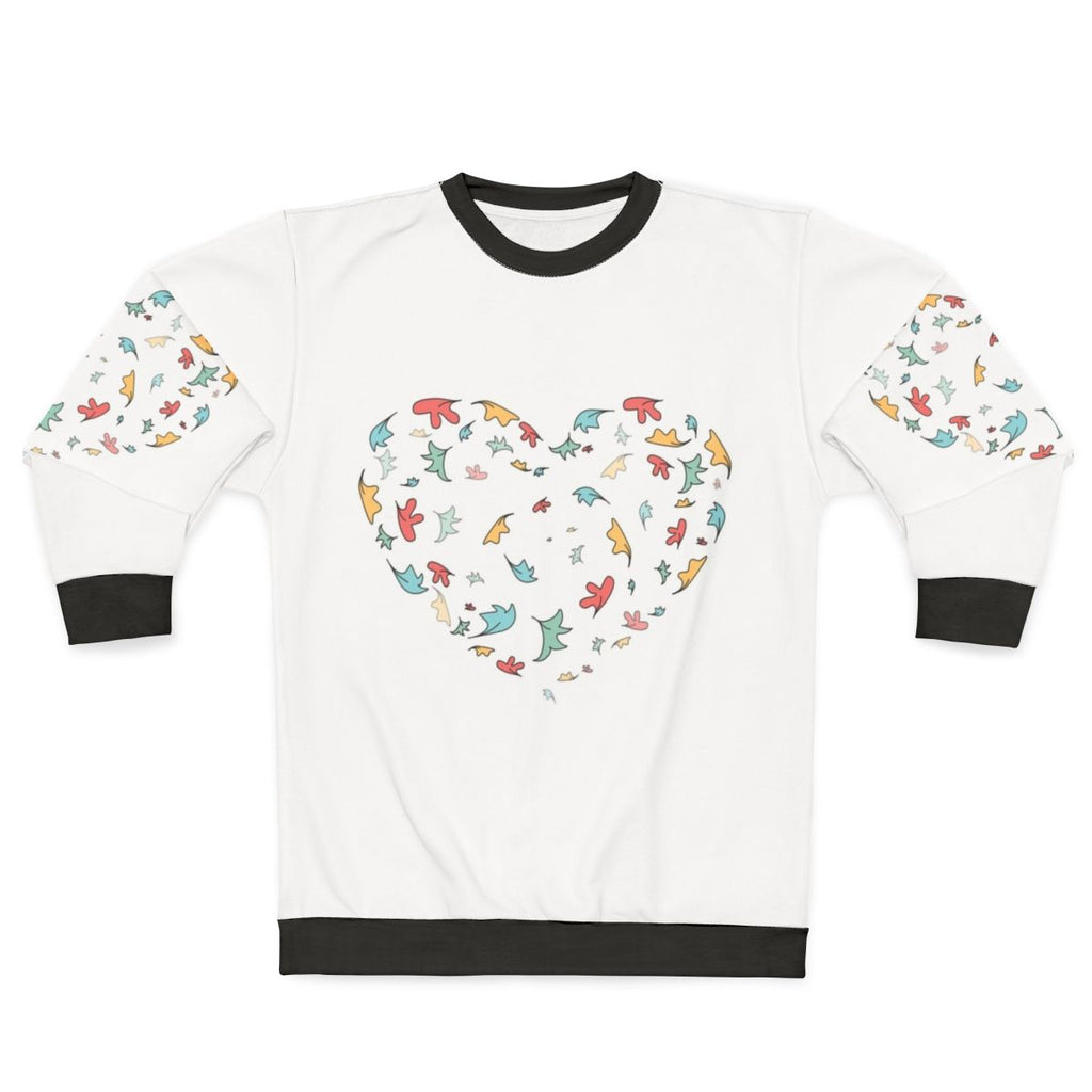Heartstopper leaves pattern sweatshirt