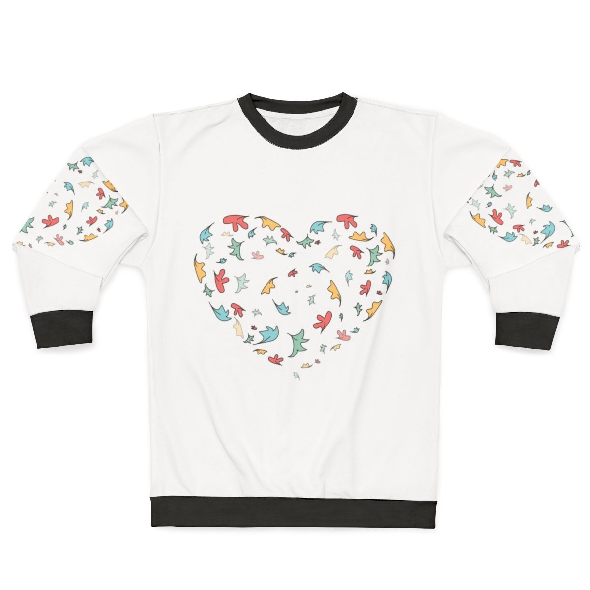 Heartstopper leaves pattern sweatshirt