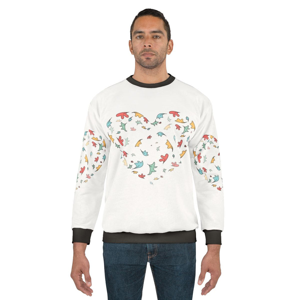 Heartstopper leaves pattern sweatshirt