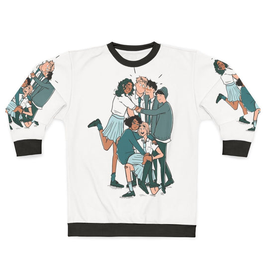 Heartstopper inspired LGBT pride sweatshirt