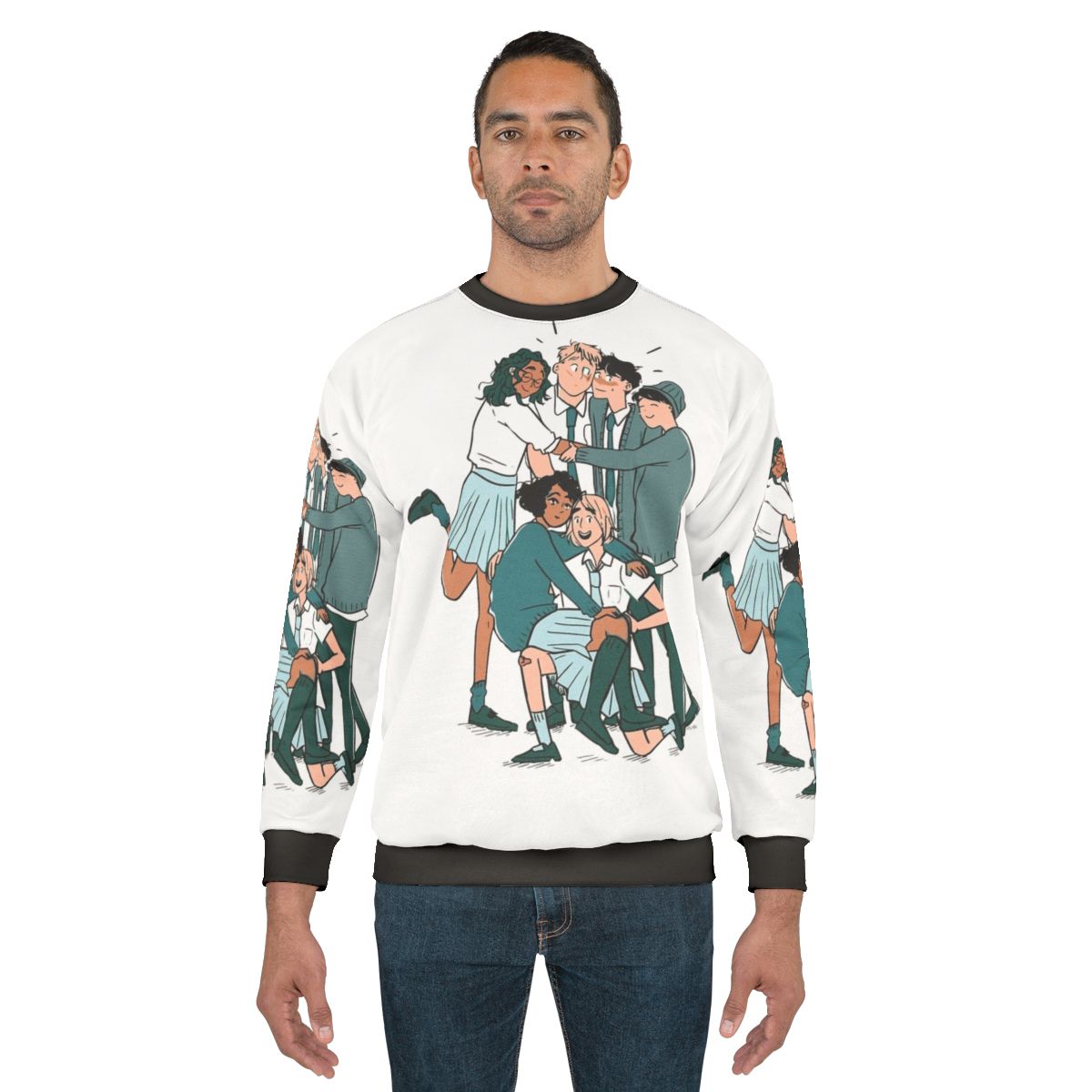Heartstopper inspired LGBT pride sweatshirt
