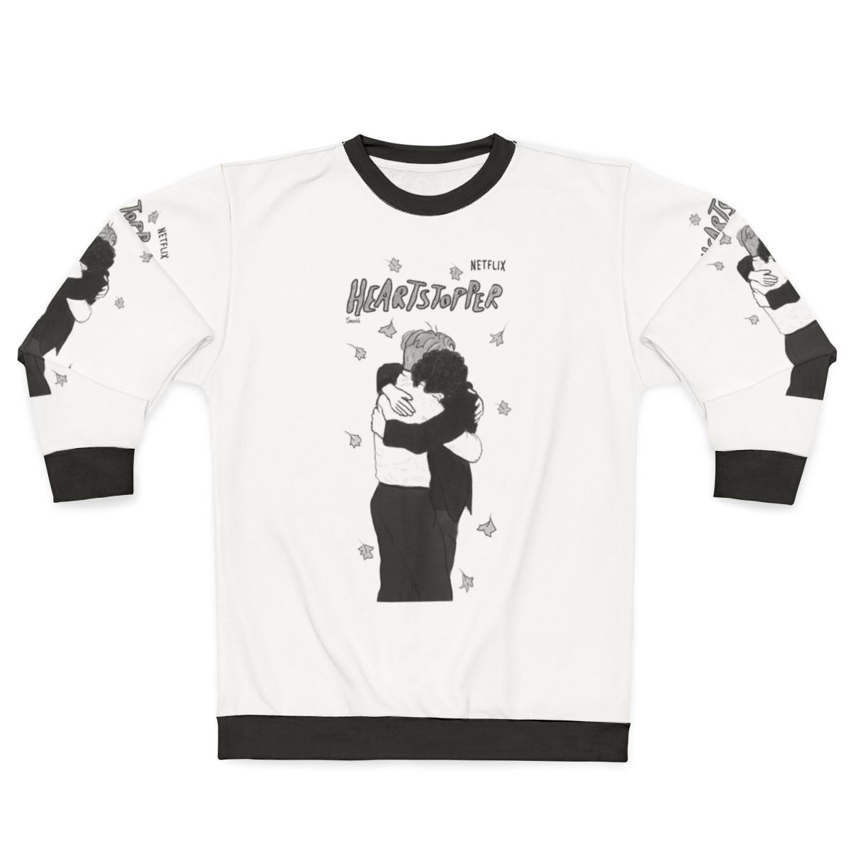 Heartstopper Nick and Charlie Hug Sweatshirt