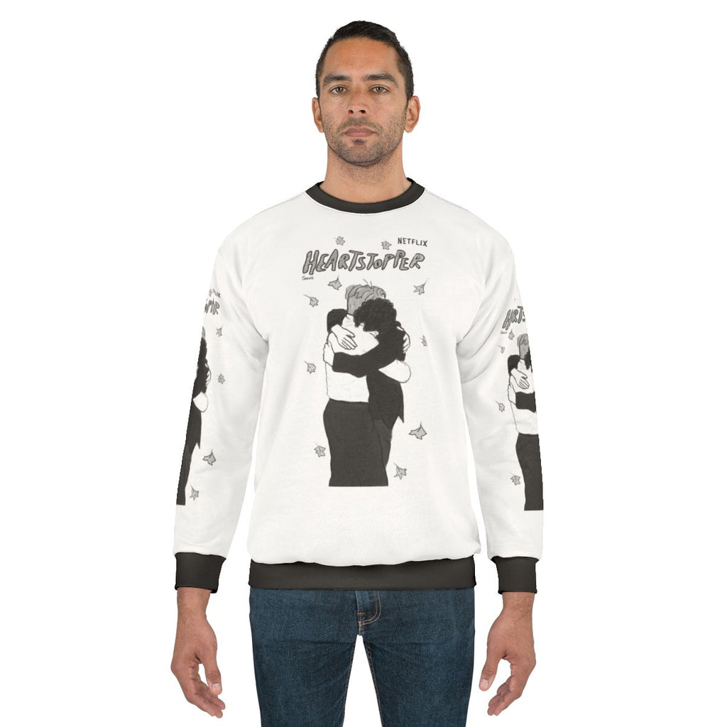 Heartstopper Nick and Charlie Hug Sweatshirt