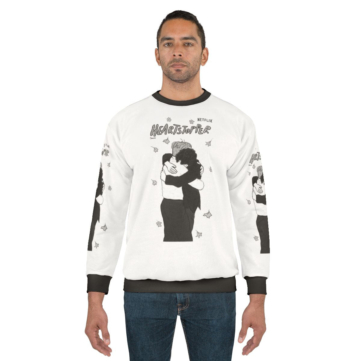Heartstopper Nick and Charlie Hug Sweatshirt