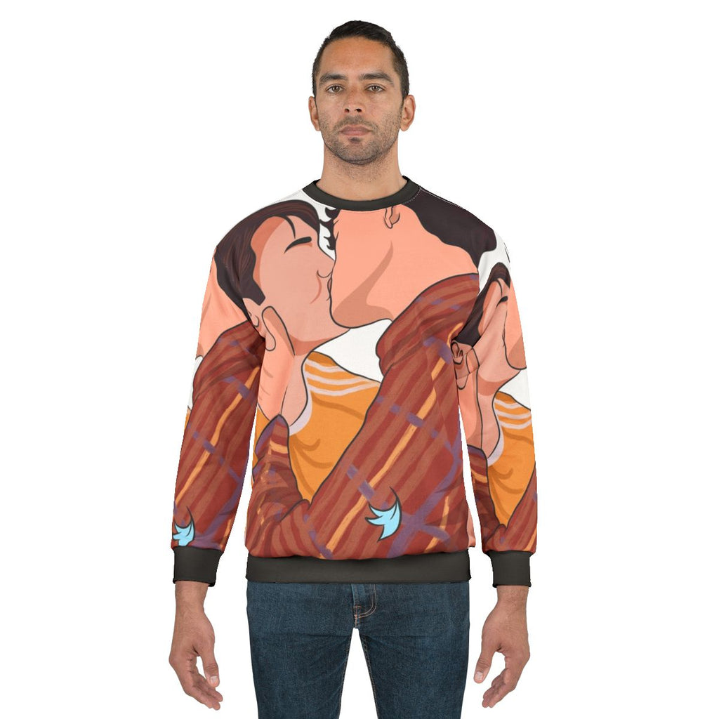 Heartstopper Nick and Charlie Kissing Sweatshirt