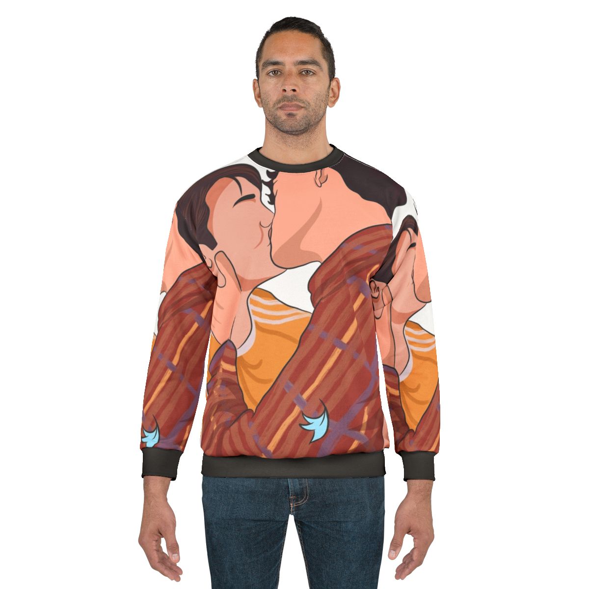 Heartstopper Nick and Charlie Kissing Sweatshirt