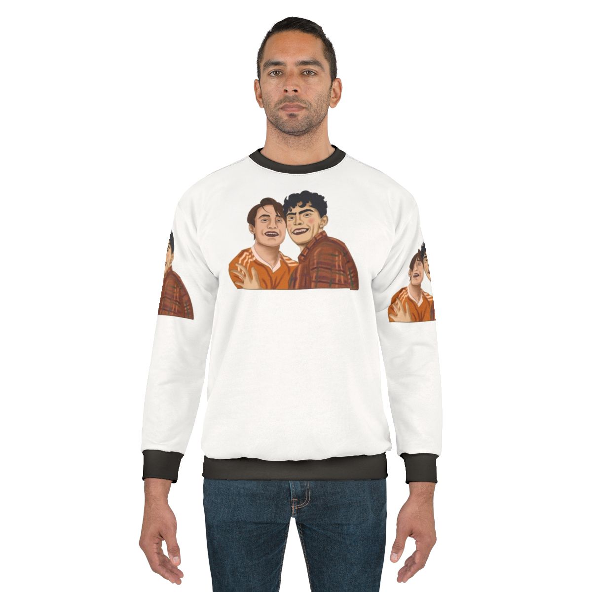 Heartstopper Nick and Charlie LGBTQ Netflix Sweatshirt