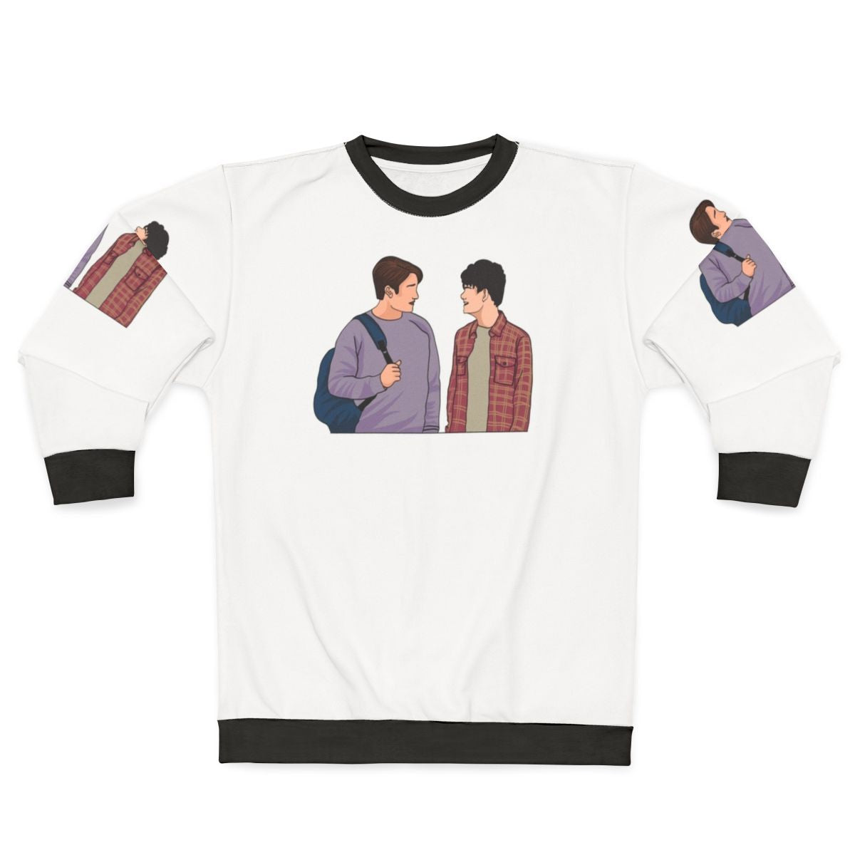 Heartstopper Nick and Charlie LGBT Series Sweatshirt