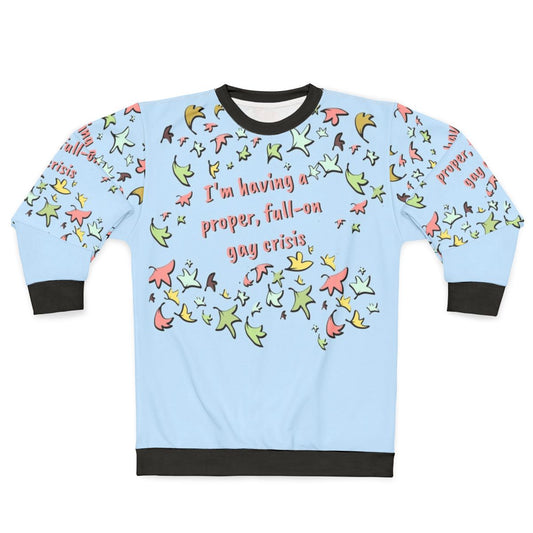 Heartstopper Nick and Charlie Leaves Graphic Sweatshirt