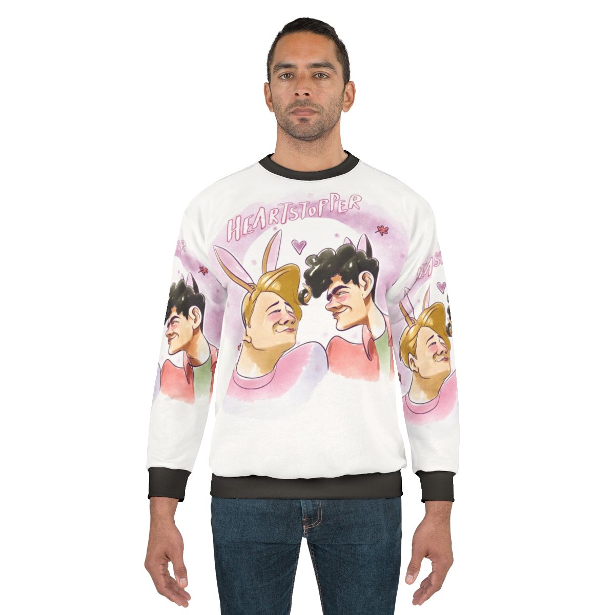 Heartstopper Netflix Sweatshirt with Graphic Print
