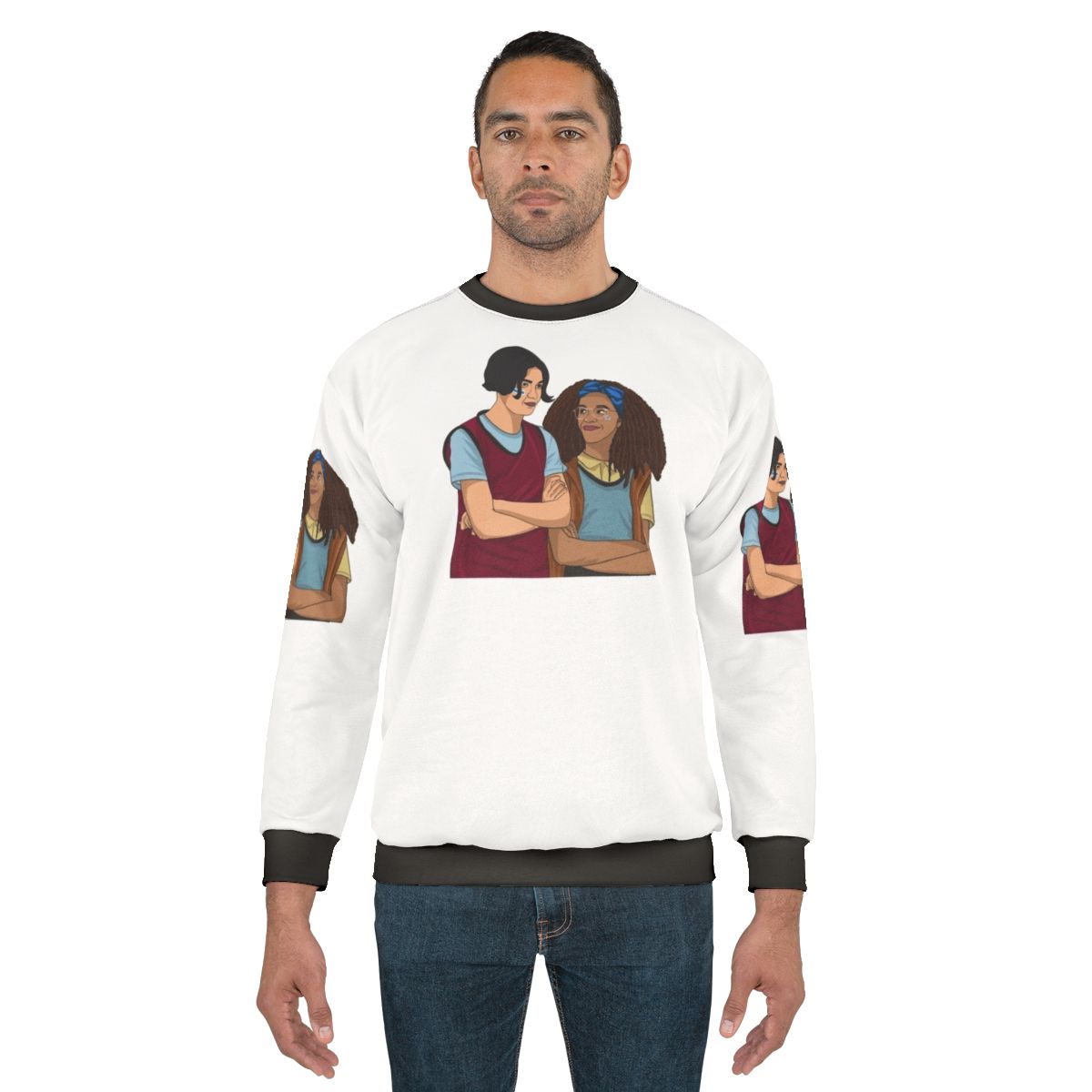 Heartstopper Tao and Elle Netflix Series Sweatshirt