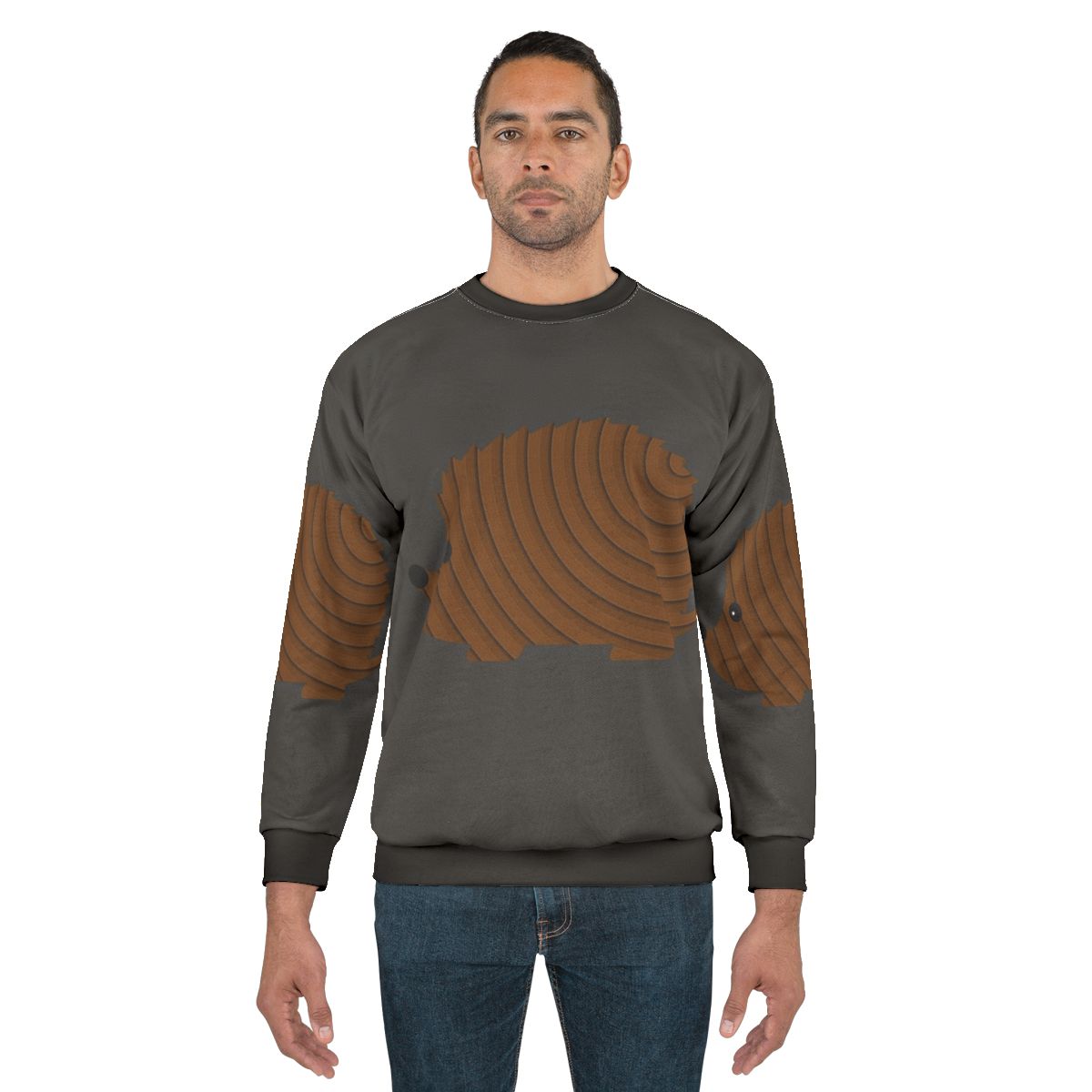 Legendary Hedgehog Sweatshirt with Colorful Animal Art Design