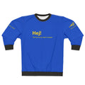 Scandinavian style Swedish greeting sweatshirt