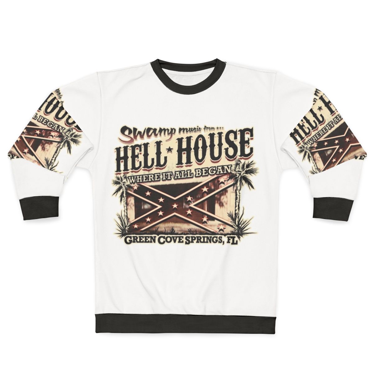 Southern Rock Swamp Music Sweatshirt for Skynyrd Fans