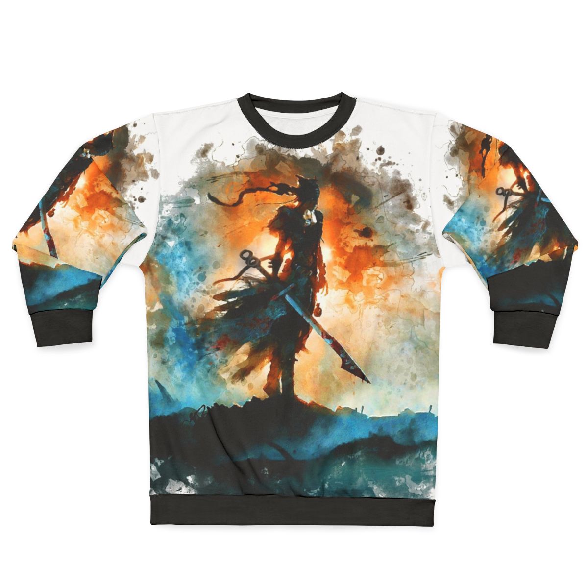 Hellblade Senua's Sacrifice Sweatshirt with Norse Mythology Design