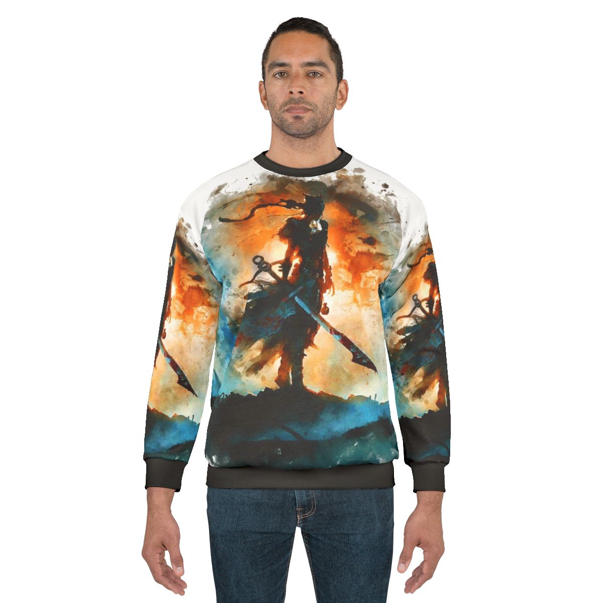 Hellblade Senua's Sacrifice Sweatshirt with Norse Mythology Design
