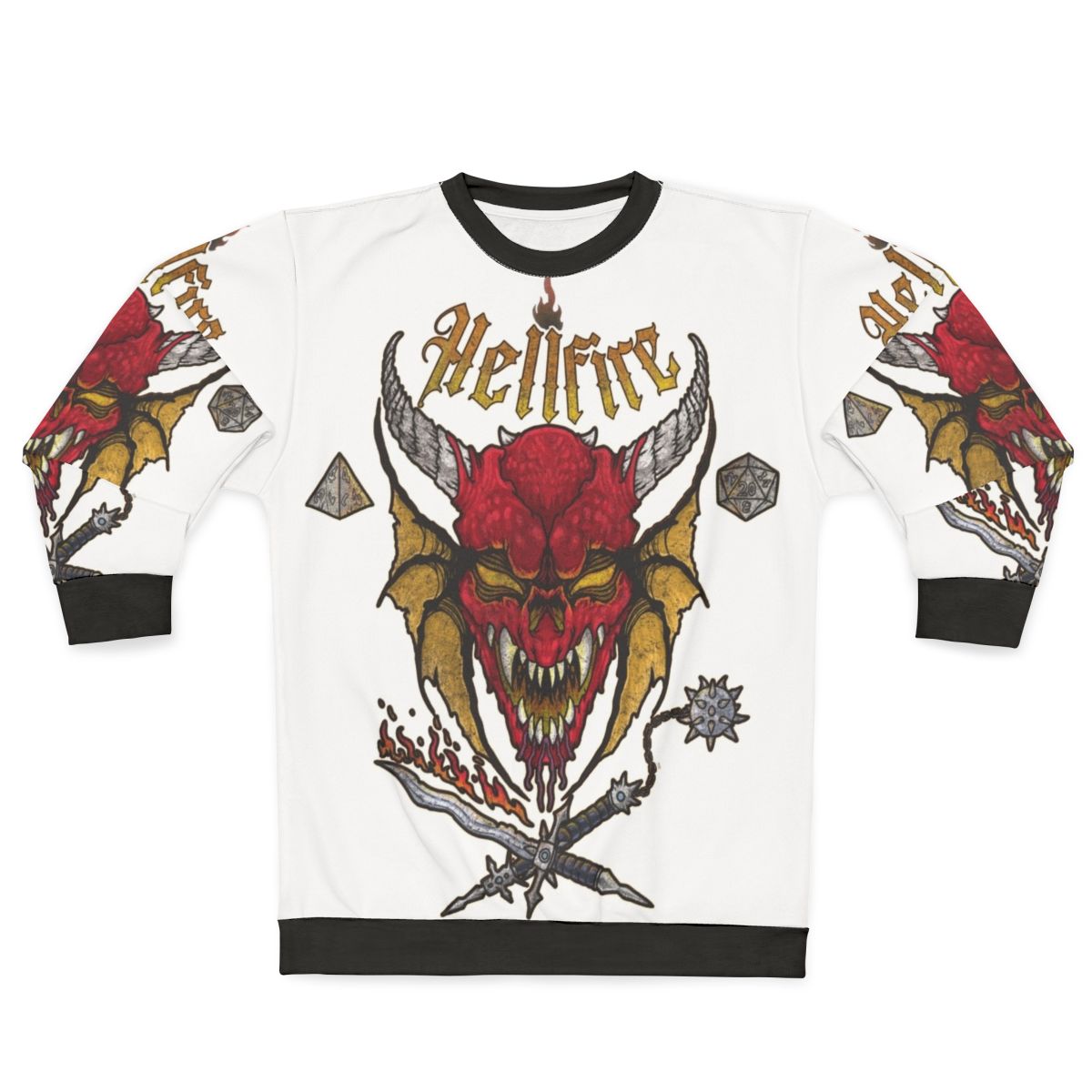 Stranger Things Hellfire Club Sweatshirt featuring Eddie Munson and the Upside Down