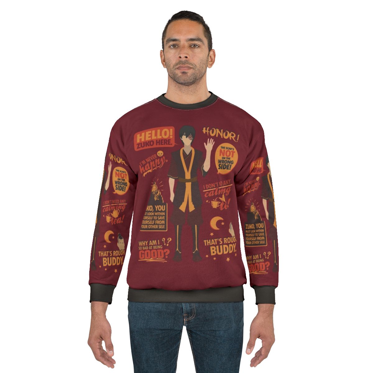 "Hello Zuko Here" Avatar The Last Airbender Sweatshirt