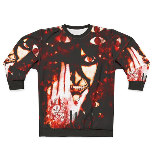 Hellsing anime-inspired sweatshirt with dark, gothic design