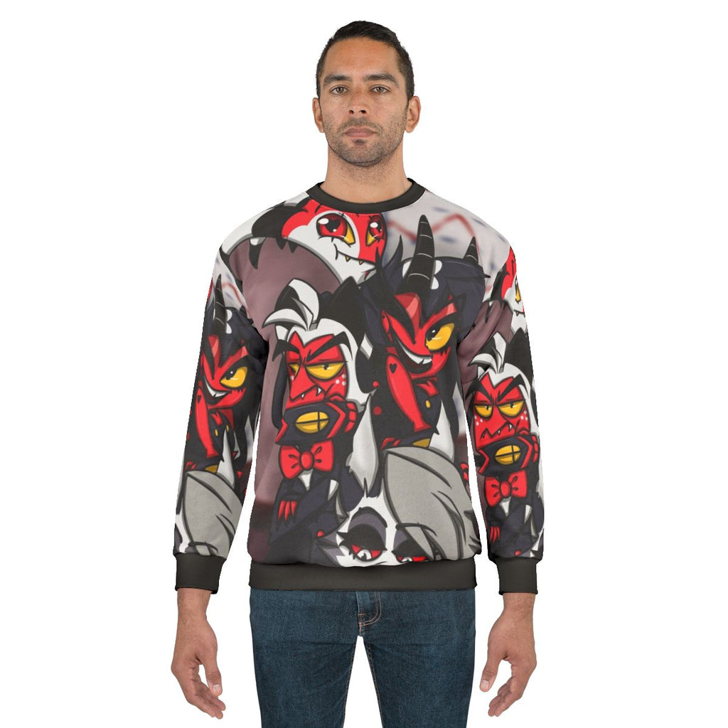 Helluva Boss Cartoon Crew Sweatshirt