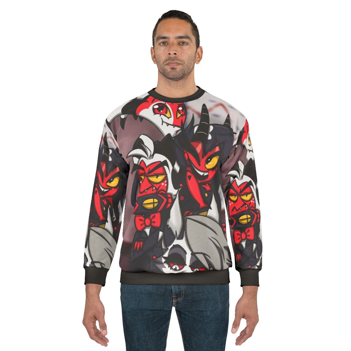 Helluva Boss Cartoon Crew Sweatshirt