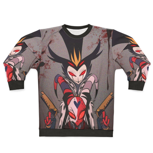 Helluva Boss Stolas Sweatshirt featuring the character Stolas