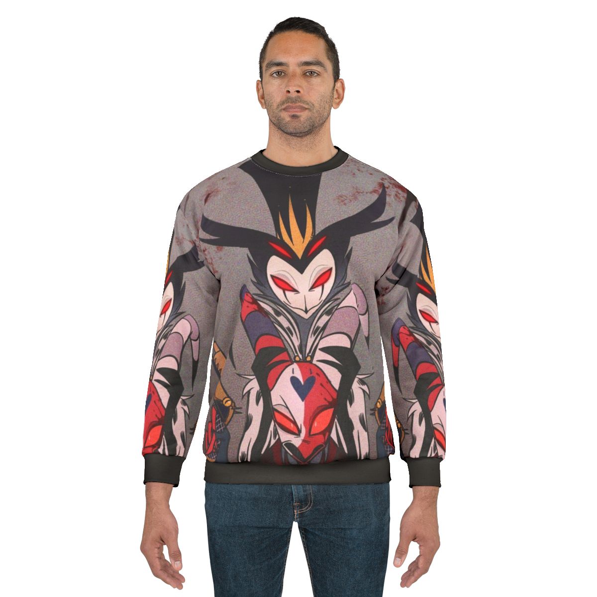 Helluva Boss Stolas Sweatshirt featuring the character Stolas
