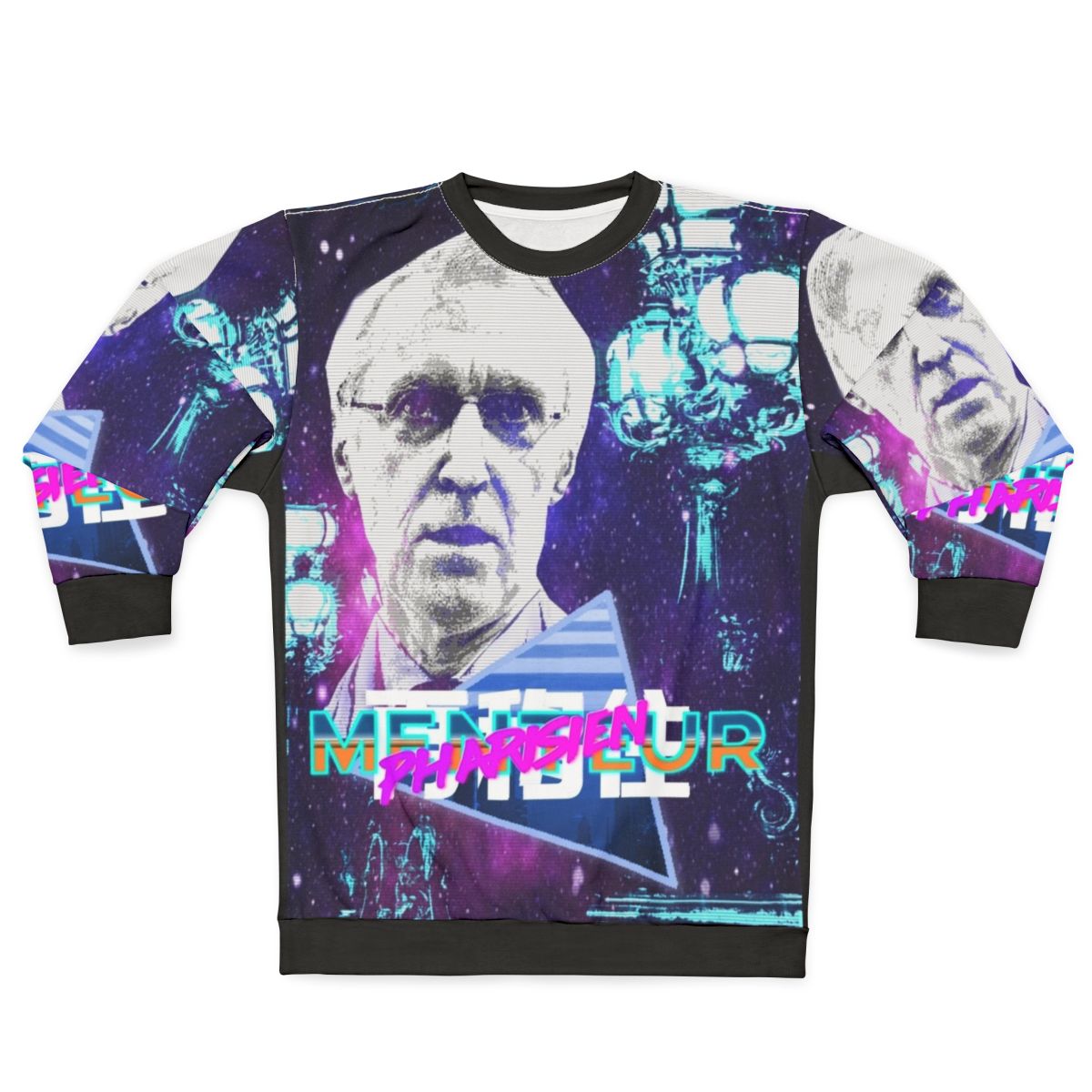 Vaporwave Henry De Lesquen Graphic Sweatshirt