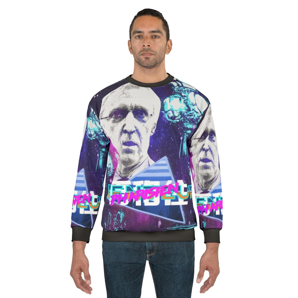 Vaporwave Henry De Lesquen Graphic Sweatshirt