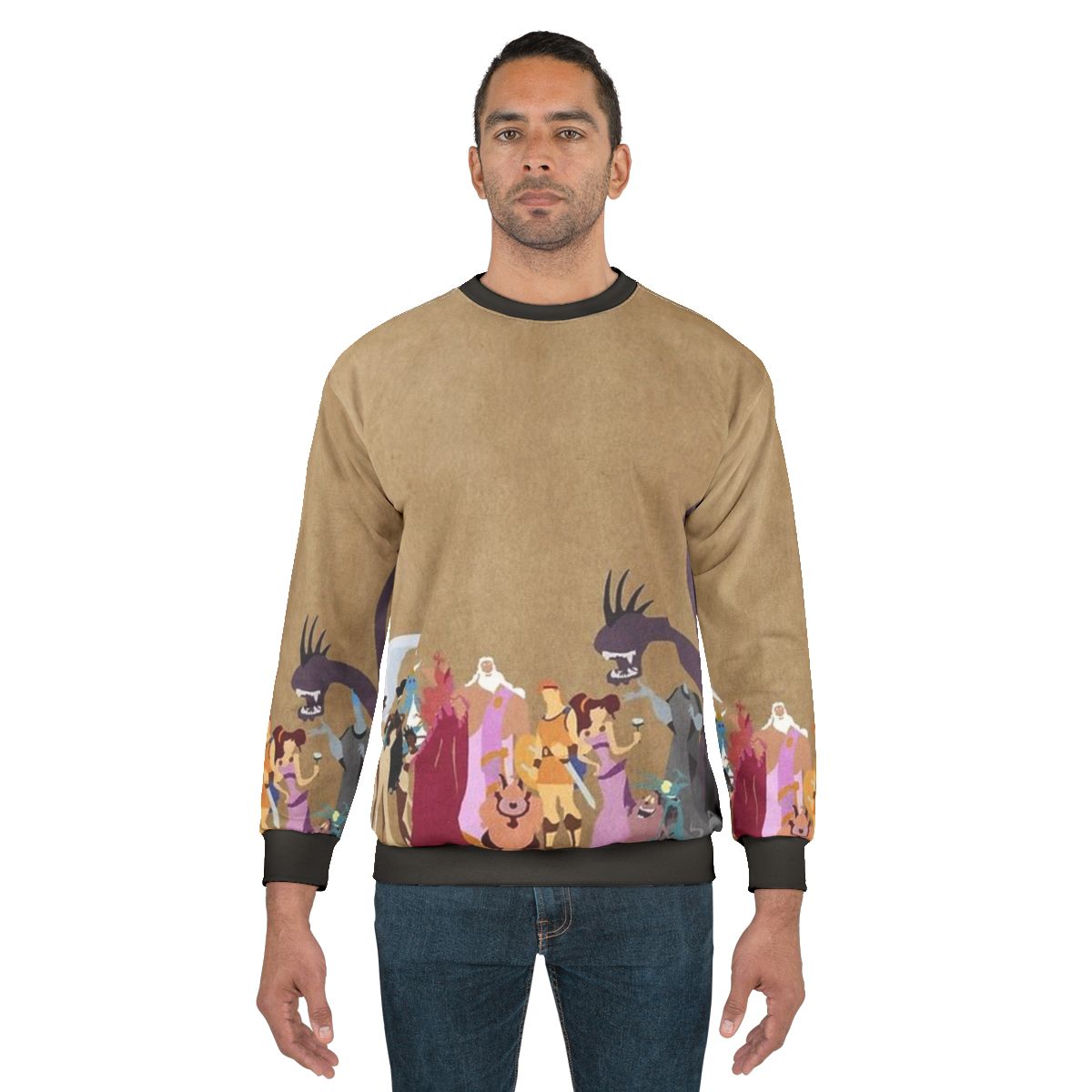 Hercules Sweatshirt with Mythological Hero Design