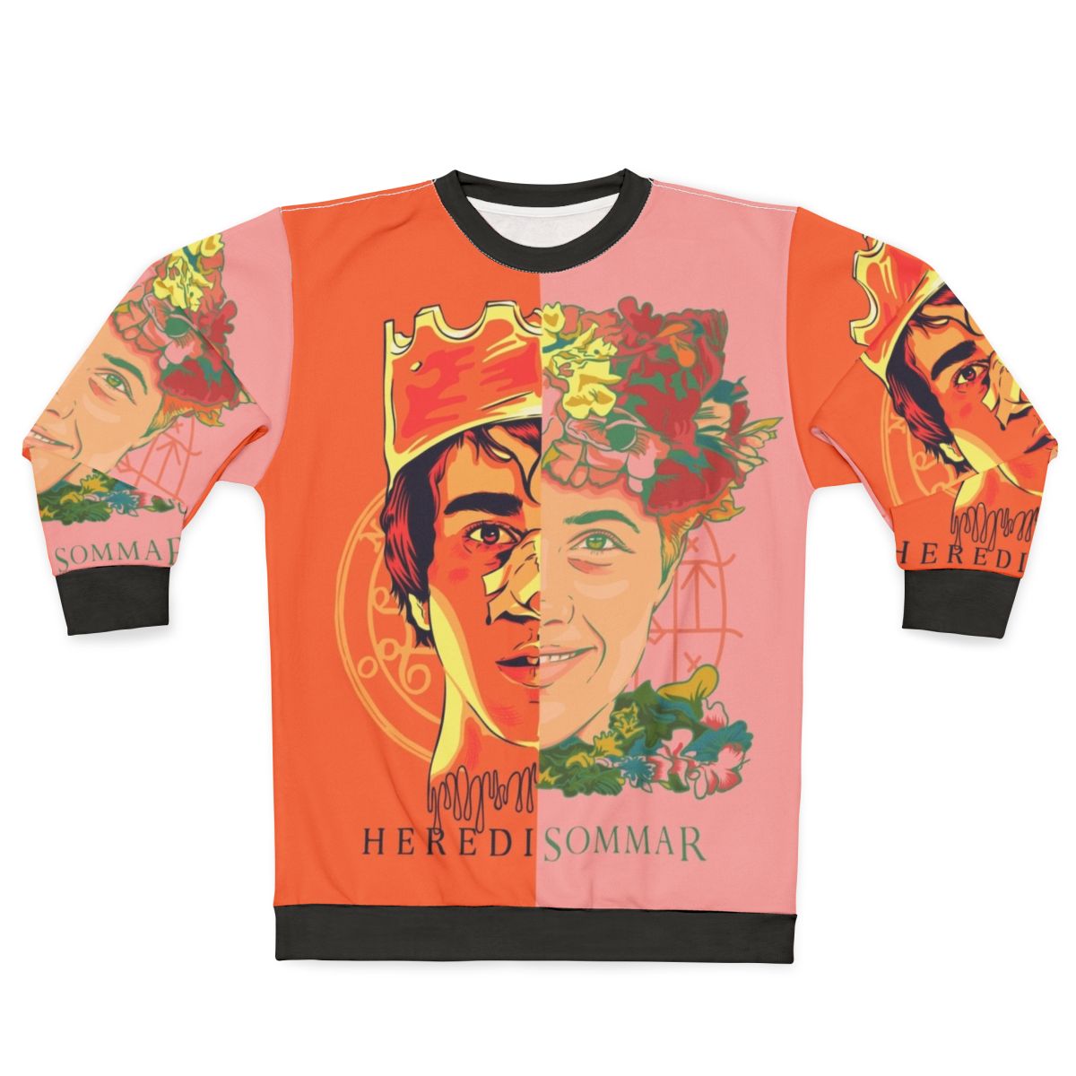 Hereditary and Midsommar inspired sweatshirt featuring horror movie imagery