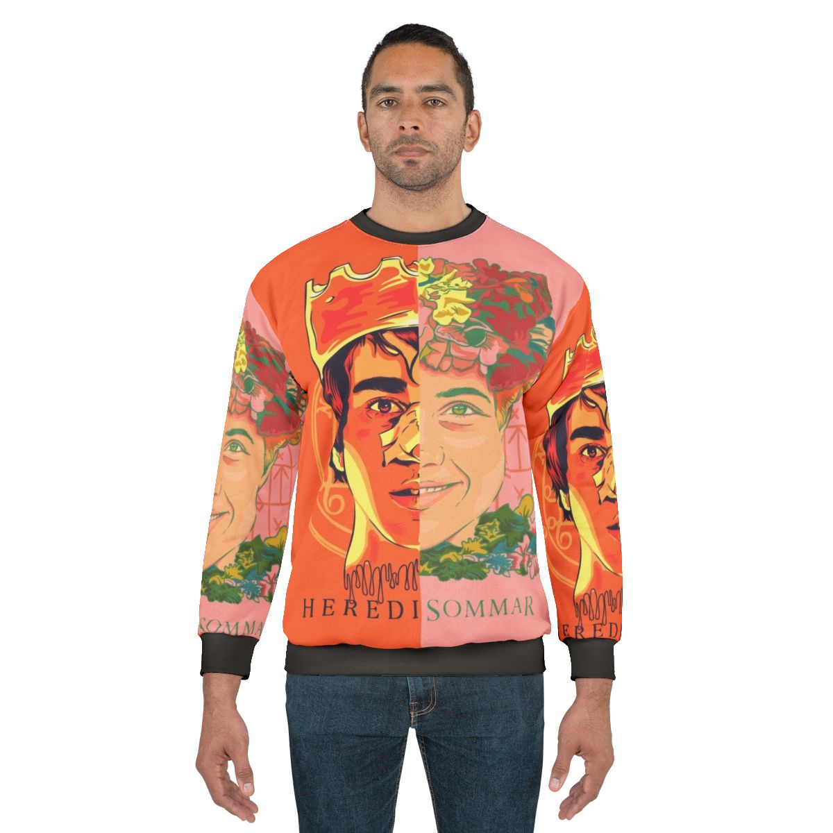 Hereditary and Midsommar inspired sweatshirt featuring horror movie imagery