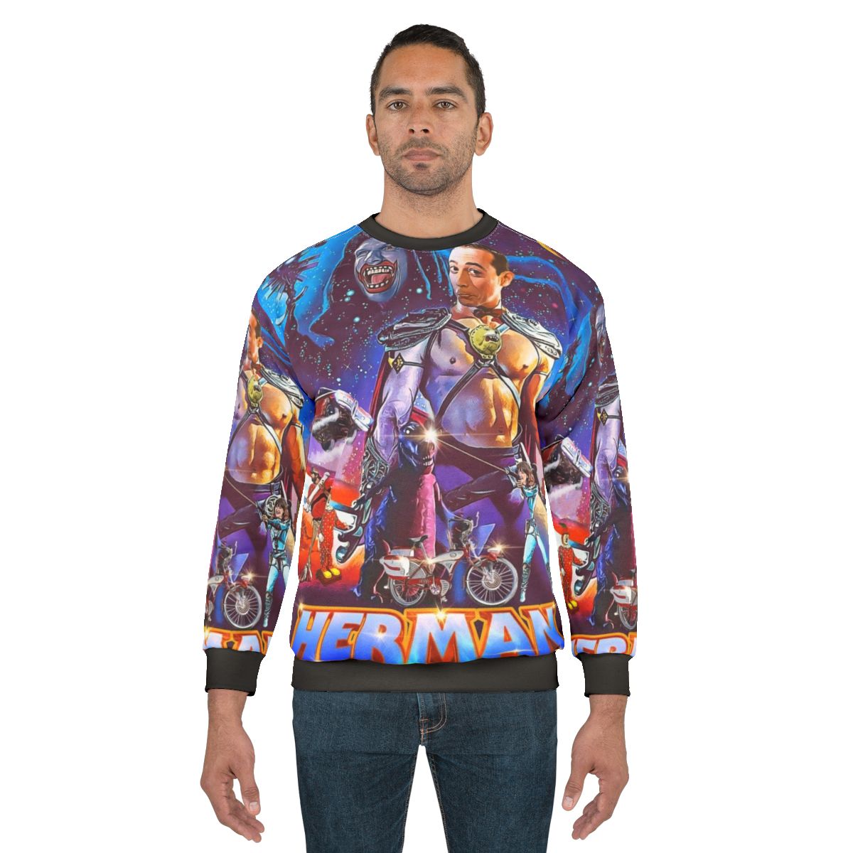 Retro 80s Peewee Herman Masters of the Universe Sweatshirt