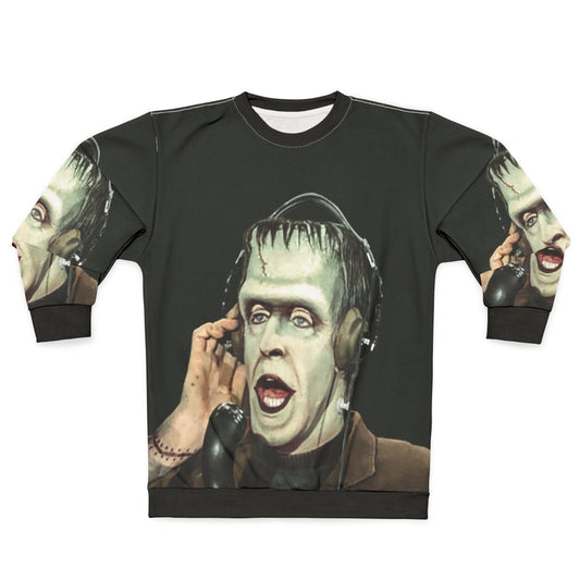 The Munsters Herman Munster at the Radio Unisex Sweatshirt