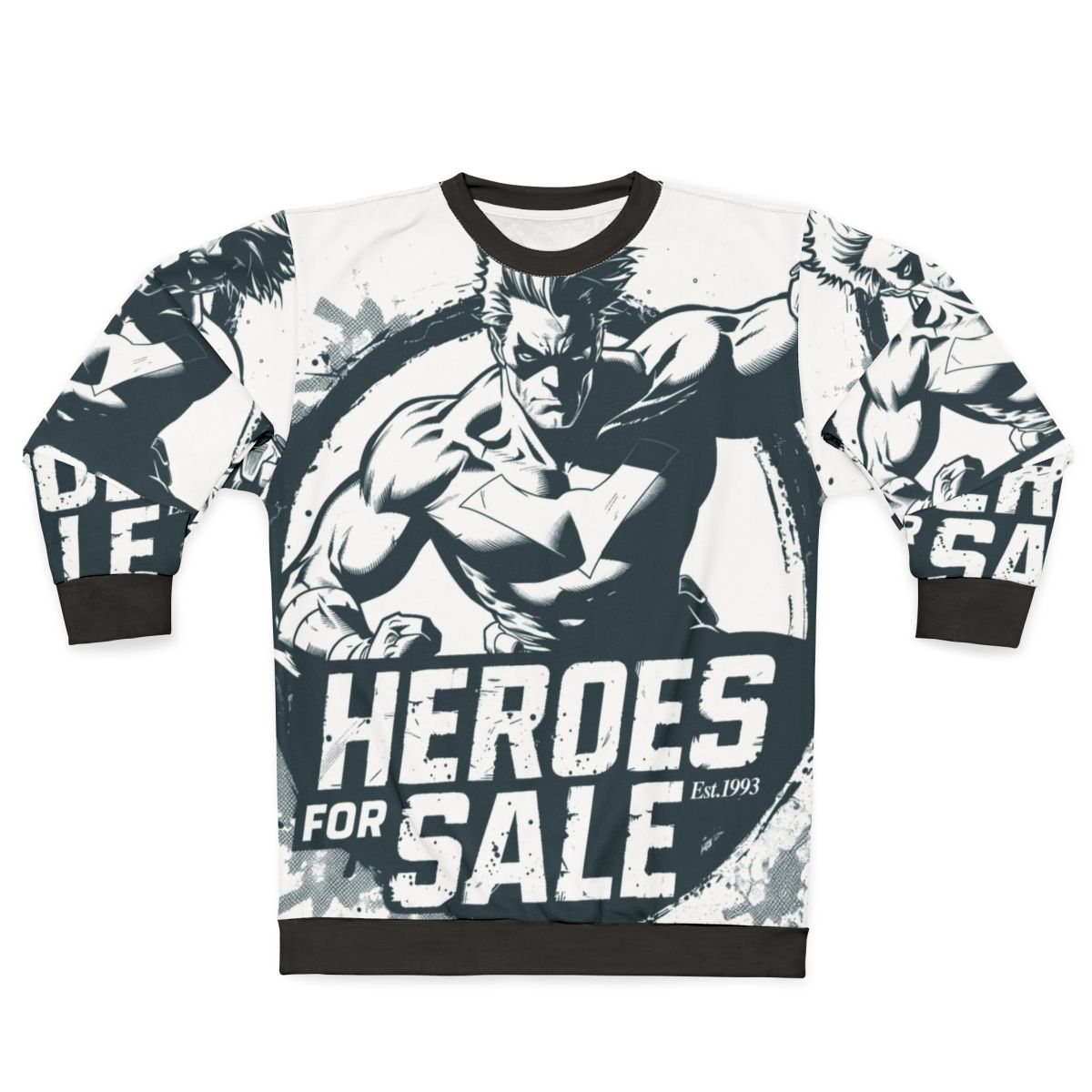 Classic Heroes for Sale Transparent Sweatshirt