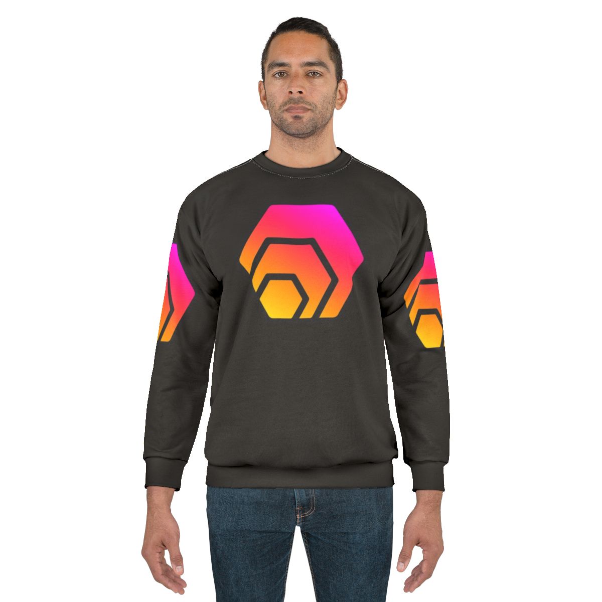 Hex Crypto Hexagon Logo Sweatshirt