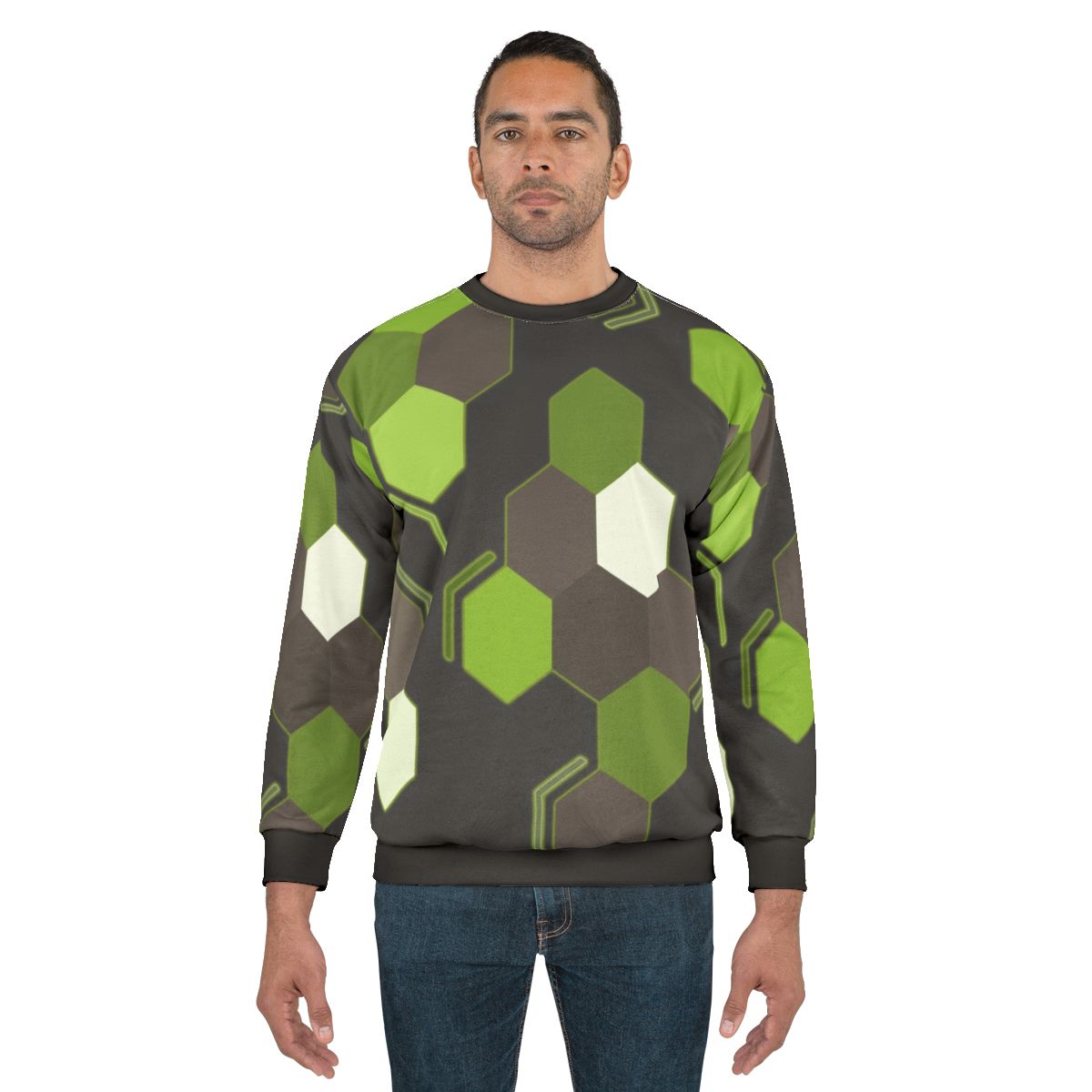Hexagonal scales Zygarde pokemon sweatshirt design