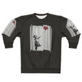 Banksy inspired "Shredded Balloon Girl" graphic sweatshirt