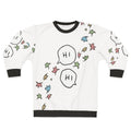 Hi Heartstopper Sweatshirt Featuring the Main Characters Nick Nelson and Charlie Spring