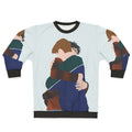 Heartstopper inspired sweatshirt featuring characters Nick Nelson and Charlie Spring hugging